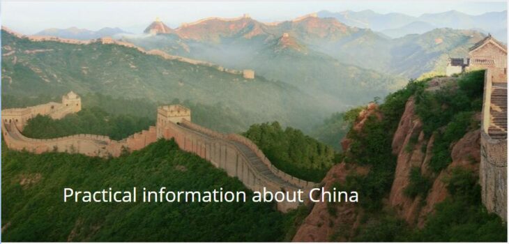 Practical information about China